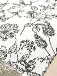 850544 Breitgewebe, Ungebleichte Baumwolle, Botanischer Rhythmus, Wildblumen[Textilgewebe] VANCET Unterfoto