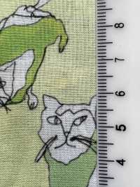 SHU-110-2 60 Rasen-Tintenstrahl-PT-Katzen[Textilgewebe] HOKKOH Unterfoto