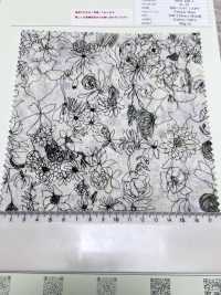 SHU-100-1 60 Lawn Inkjet PT Flower Rain[Textilgewebe] HOKKOH Unterfoto