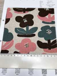 1027-700-1 Leinen-Canvas, Kika-Blume[Textilgewebe] HOKKOH Unterfoto