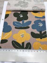 1027-700-1 Leinen-Canvas, Kika-Blume[Textilgewebe] HOKKOH Unterfoto