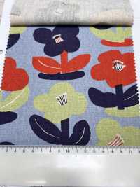 1027-700-1 Leinen-Canvas, Kika-Blume[Textilgewebe] HOKKOH Unterfoto