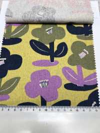 1027-700-1 Leinen-Canvas, Kika-Blume[Textilgewebe] HOKKOH Unterfoto