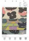 1027-700-1 Baumwoll-Leinen-Canvas mit geometrischem Blumenmuster