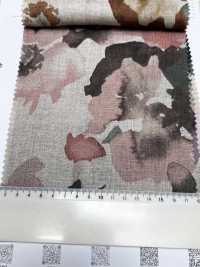 7027-720-1 100 Leinenwebstuhl-Aquarell-Großblumen[Textilgewebe] HOKKOH Unterfoto