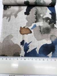 7027-720-1 100 Leinenwebstuhl-Aquarell-Großblumen[Textilgewebe] HOKKOH Unterfoto