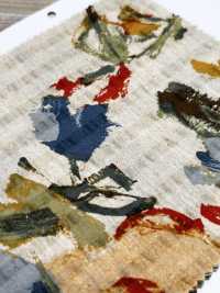 7027-740-1 Leinen-Webmuster Mit Wellenmuster[Textilgewebe] HOKKOH Unterfoto
