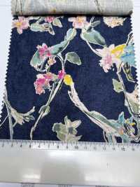 4027-790-1 Leinenstoff Mit Webart-Touch Und Blumenmuster[Textilgewebe] HOKKOH Unterfoto