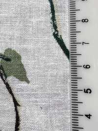 4027-790-1 Leinenstoff Mit Webart-Touch Und Blumenmuster[Textilgewebe] HOKKOH Unterfoto