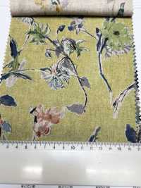 4027-790-1 Leinenstoff Mit Webart-Touch Und Blumenmuster[Textilgewebe] HOKKOH Unterfoto