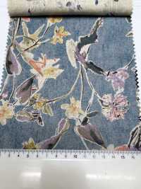 4027-790-1 Leinenstoff Mit Webart-Touch Und Blumenmuster[Textilgewebe] HOKKOH Unterfoto