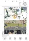 4027-790-1 Leinenstoff Mit Webart-Touch Und Blumenmuster