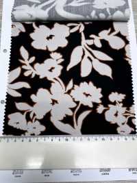 7027-810-1 CR Satin Blumenmuster Mit Streifen[Textilgewebe] HOKKOH Unterfoto
