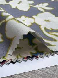 7027-810-1 CR Satin Blumenmuster Mit Streifen[Textilgewebe] HOKKOH Unterfoto