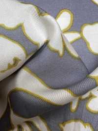 7027-810-1 CR Satin Blumenmuster Mit Streifen[Textilgewebe] HOKKOH Unterfoto