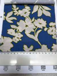 7027-810-1 CR Satin Blumenmuster Mit Streifen[Textilgewebe] HOKKOH Unterfoto