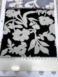 7027-810-1 CR Satin Blumenmuster Mit Streifen[Textilgewebe] HOKKOH Unterfoto