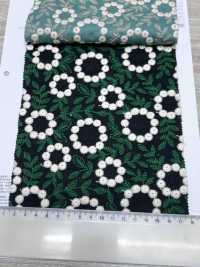 4027-848-1 Baumwoll-Batist-Stickerei Mit Pompon-Blumenspitze[Textilien / Stoffe] HOKKOH Weitere Fotos