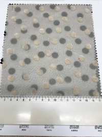 3025-1911-1 75d Chiffon Lang Beflockt Mit Zufälligen Punkten[Textilien / Stoffe] HOKKOH Weitere Fotos