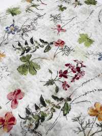 7027-630-2 80 Lawn Miracle Wave Botanical Print[Textilien / Stoffe] HOKKOH Weitere Fotos