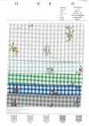 7027-640-3 80 Rasen-Gingham + Blumen