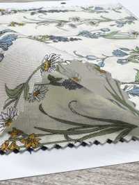 3027-650-1 60 Rasenstreifen-Blumenmuster[Textilgewebe] HOKKOH Unterfoto