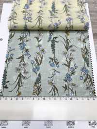 3027-650-1 60 Rasenstreifen-Blumenmuster[Textilgewebe] HOKKOH Unterfoto