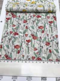 3027-650-3 60 Rasenmohnblumen[Textilgewebe] HOKKOH Unterfoto