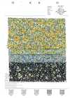 3027-650-7 60er Lawn mit kleinen geometrischen Blumen