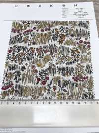 4027-660-1 60 Rasenkurven, Horizontale Streifen, Kleine Blumen[Textilgewebe] HOKKOH Unterfoto