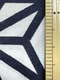 850609 Lawn Indigo Kollektion Hanfblattmuster[Textilgewebe] VANCET Unterfoto