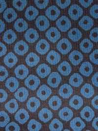 850611 Lawn Indigo Kollektion Moosstich[Textilgewebe] VANCET Unterfoto