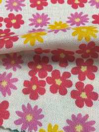 850614 Rasen-Nähmaschine Aus Ungebleichter Baumwolle Mit Kleiner Tasche „Mini Mini Flower“[Textilgewebe] VANCET Unterfoto
