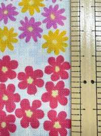 850614 Rasen-Nähmaschine Aus Ungebleichter Baumwolle Mit Kleiner Tasche „Mini Mini Flower“[Textilgewebe] VANCET Unterfoto
