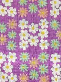 850614 Rasen-Nähmaschine Aus Ungebleichter Baumwolle Mit Kleiner Tasche „Mini Mini Flower“[Textilgewebe] VANCET Unterfoto