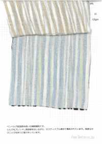 2907 Yoryu (Wrinkle Crepe) Streifen[Textilgewebe] Feine Textilien Unterfoto