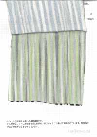 2907 Yoryu (Wrinkle Crepe) Streifen[Textilgewebe] Feine Textilien Unterfoto