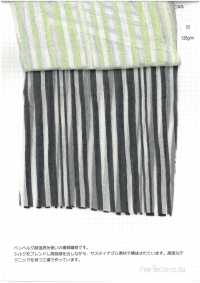 2907 Yoryu (Wrinkle Crepe) Streifen[Textilgewebe] Feine Textilien Unterfoto