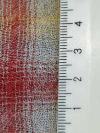 7236 Wollgaze Ombre-Karo[Textilgewebe] Feine Textilien Unterfoto