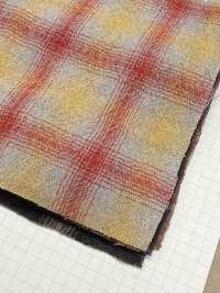 7236 Wollgaze Ombre-Karo[Textilgewebe] Feine Textilien Unterfoto