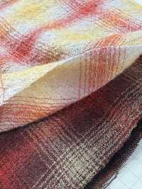7236 Wollgaze Ombre-Karo[Textilgewebe] Feine Textilien Unterfoto