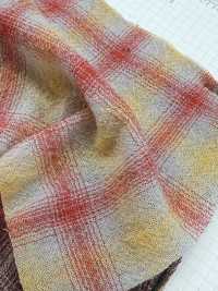 7236 Wollgaze Ombre-Karo[Textilgewebe] Feine Textilien Unterfoto