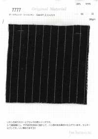 7777 Dunkel Karierter Twill-Leinen[Textilgewebe] Feine Textilien Unterfoto