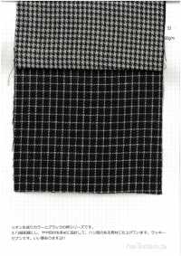 7777 Dunkel Karierter Twill-Leinen[Textilgewebe] Feine Textilien Unterfoto