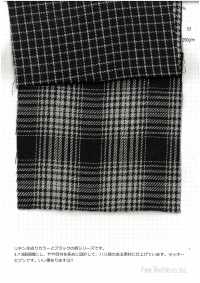 7777 Dunkel Karierter Twill-Leinen[Textilgewebe] Feine Textilien Unterfoto