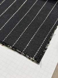 7777 Dunkel Karierter Twill-Leinen[Textilgewebe] Feine Textilien Unterfoto