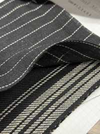 7777 Dunkel Karierter Twill-Leinen[Textilgewebe] Feine Textilien Unterfoto