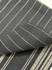 7777 Dunkel Karierter Twill-Leinen[Textilgewebe] Feine Textilien Unterfoto