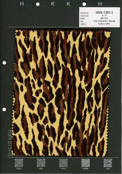 5026-1303-1 Baumwoll-Flanell Animal 20