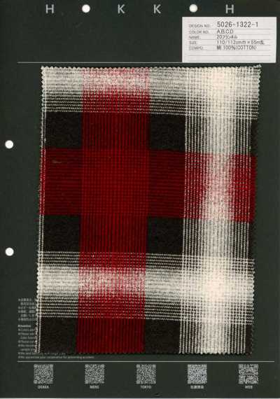 5026-1322-1 Baumwoll-Karo-Flanell 20